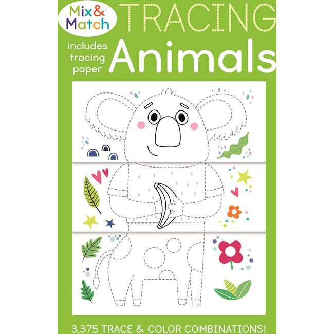 Mix & Match Tracing, Animals - Books - 1