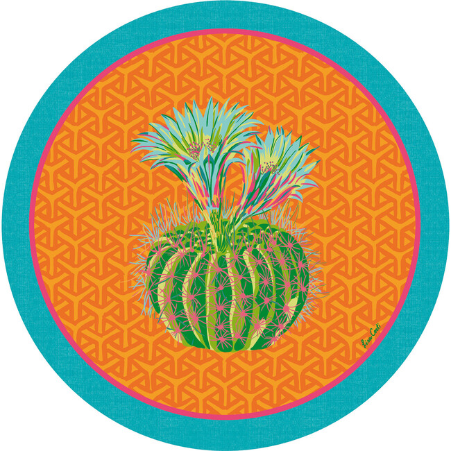 Masonite Placemat, Cactus Orange