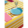 La Veste X Lisa Corti Nizam Stripes Tablecloth, Sun Yellow Natural - Tableware - 2