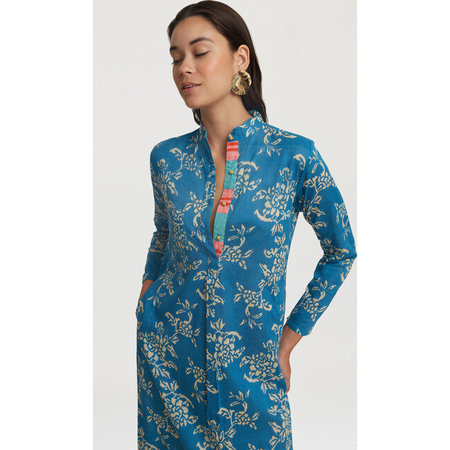 Long Kurta, Kandem Design Turquoise - Dresses - 2