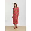 Long Kurta, Azhar Flower Fuchsia - Dresses - 3