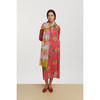 Long Kurta, Azhar Flower Fuchsia - Dresses - 4