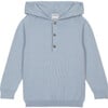 Hoodie, Pale Blue - Sweaters - 1 - thumbnail