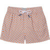 Swim Trunks, Orange Floral - Swim Trunks - 1 - thumbnail