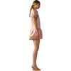 Women's Tulip Satin Mini Dress, Mauve - Dresses - 2