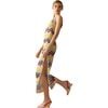 Women's Zigzag Crochet Tank Dress, Yellow & Multicolors - Dresses - 4