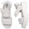Women's Kick-Off Chunky Streetwear Sandals, White - Sandals - 5