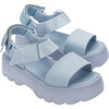 Women's Kick-Off Chunky Streetwear Sandals, Blue - Sandals - 1 - thumbnail
