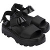 Women's Kick-Off Chunky Streetwear Sandals, Black - Sandals - 2