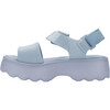 Women's Kick-Off Chunky Streetwear Sandals, Blue - Sandals - 3