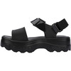 Women's Kick-Off Chunky Streetwear Sandals, Black - Sandals - 3