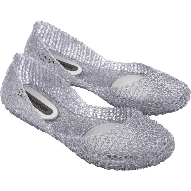 Women's Campana Ad Papel Textured Bellies, Clear