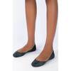 Women's Campana Papel Textured Bellies, Black - Flats - 6