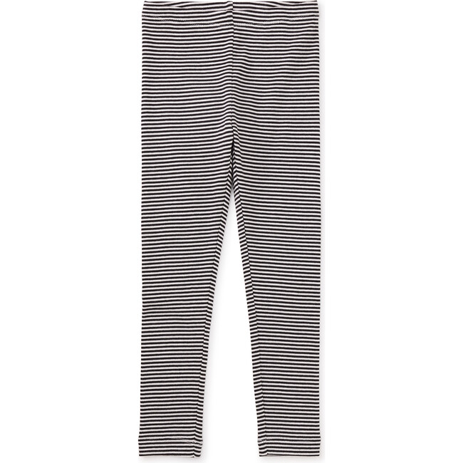 Striped Leggings,Jet Black - Leggings - 2