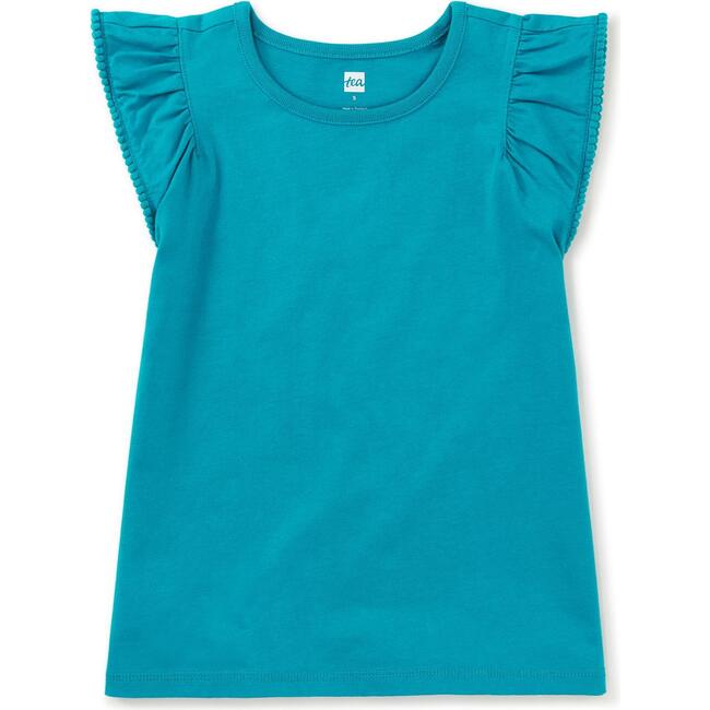 Pom-Pom Flutter Top,Dark Orchid - Shirts - 3