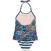 Peplum One-Piece Swimsuit,Watamu Tropical Floral - One Pieces - 2