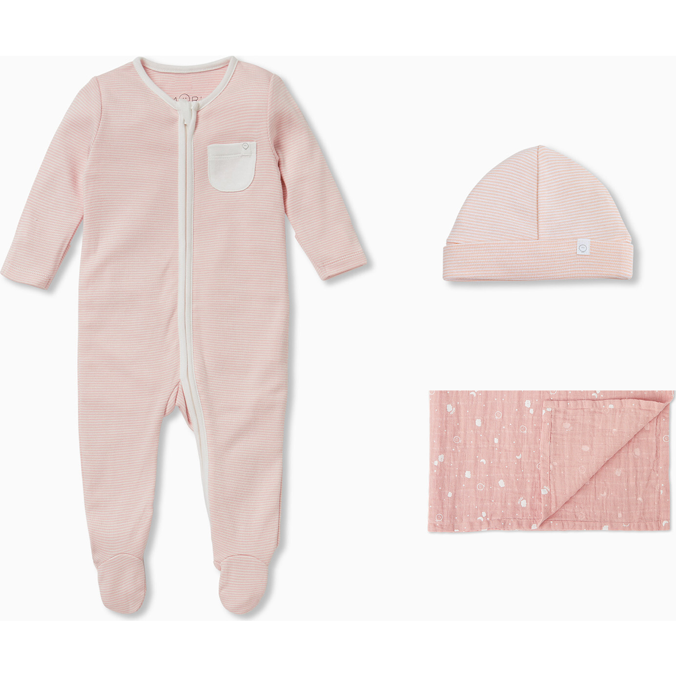 Take Me Home Set, Blush Stripe - Mixed Apparel Set - 1