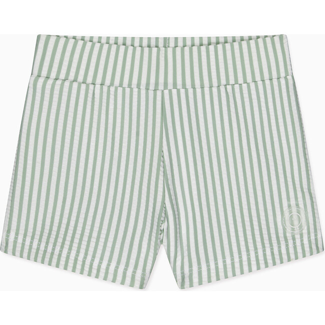 Seersucker Swim Shorts, Stripes