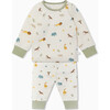 Safari Print Pajama Set - Pajamas - 1 - thumbnail