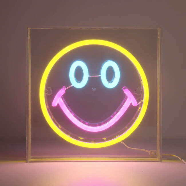 Neon Art Desktop /Wall Sign-Smile