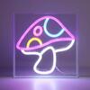 Neon Art Desktop /Wall Sign-Mushroom - Tech Toys - 1 - thumbnail