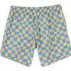 Wavy Checks Boardshorts, Banana - Swim Trunks - 3