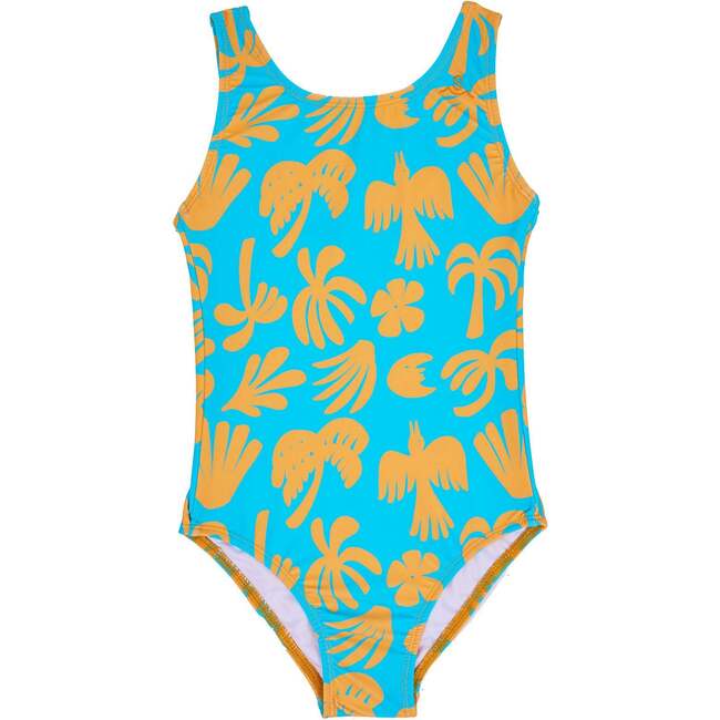 Seaesta Surf x Ty Williams Swimsuit, Orange Sherbet
