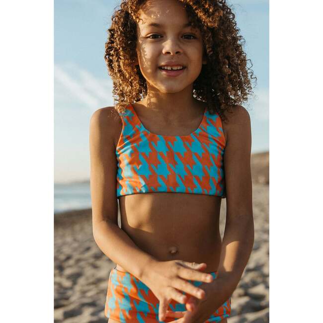 Two Piece Swimsuit, Houndstooth - Two Pieces - 2