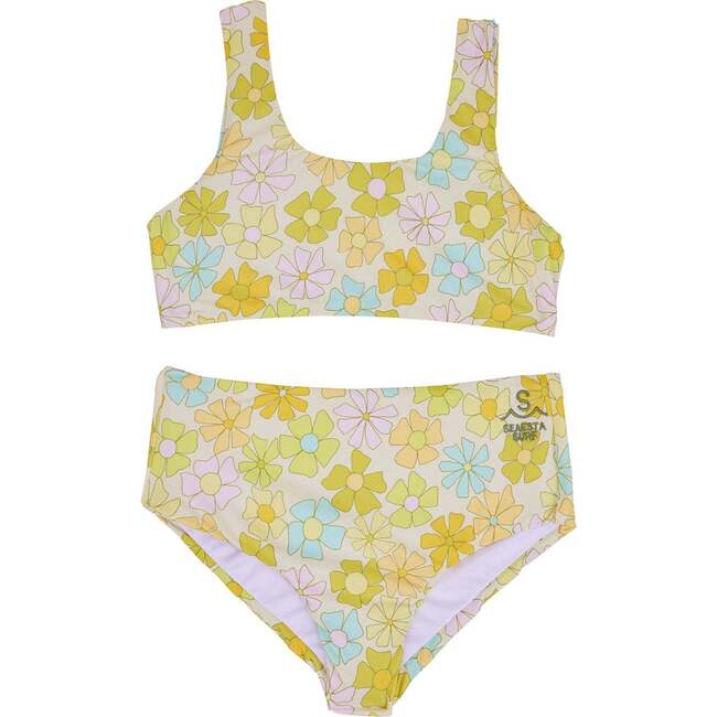 Seaesta Surf x Surfy Birdy Two Piece Swimsuit, Groovy Floral
