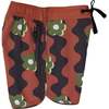 Wavy Daisy Boardshorts, Tan Camo - Swim Trunks - 2