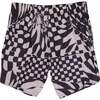 Seaesta Scallop Retro Flare Boardshort, Hazy Daze Swirl - Swim Trunks - 3