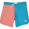 Color Block Boardshorts, Mango - Swim Trunks - 1 - thumbnail