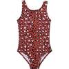 Calico Crab Swimsuit, Hibiscus - One Pieces - 1 - thumbnail