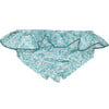 Patterned Bikini Bottom, Aqua - Two Pieces - 1 - thumbnail