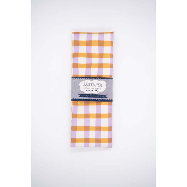 Picnic Sand & Lilac Tea Towel - Tabletop - 2