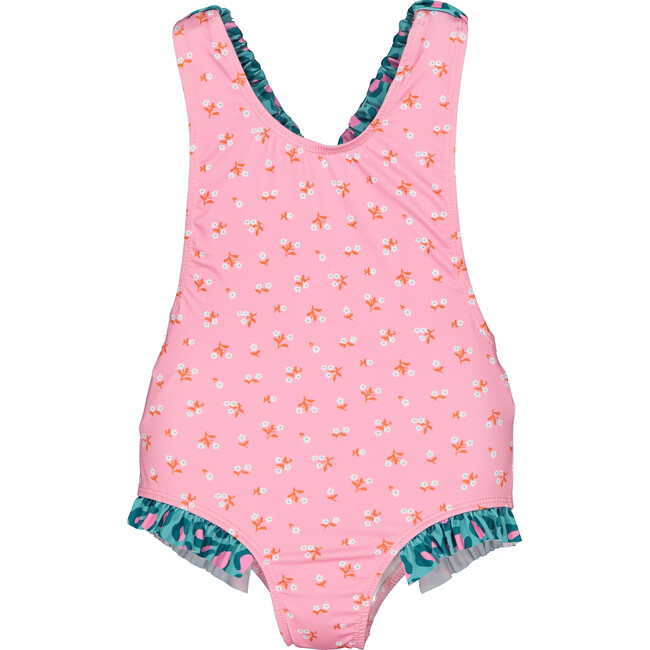 Garden Swimsuit, Pink & Multicolors