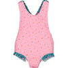 Garden Swimsuit, Pink & Multicolors - One Pieces - 1 - thumbnail