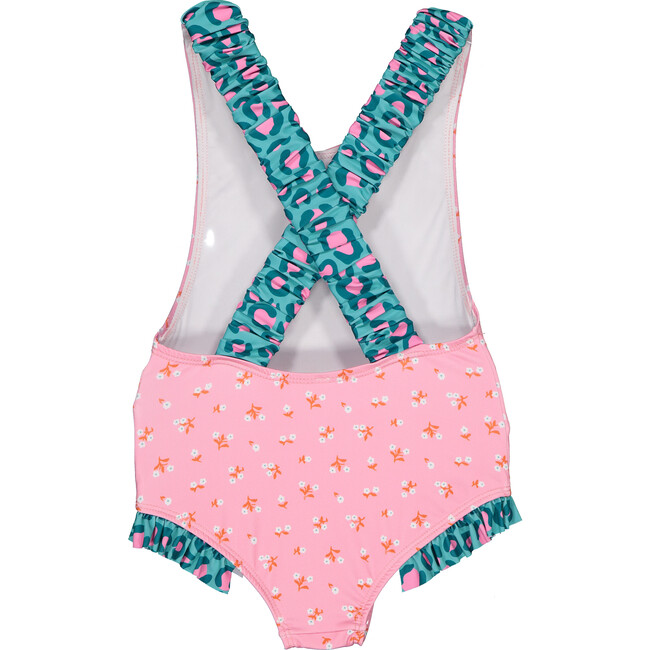 Garden Swimsuit, Pink & Multicolors - One Pieces - 3