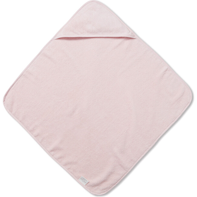 Baby Hooded Bath Towel, Pink - Bath Towels - 2