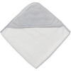 Baby Hooded Bath Towel, White - Bath Towels - 3