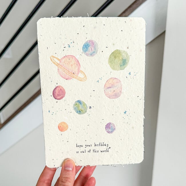 Plantable Out Of This World Birthday Card - Paper Goods - 2