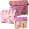 Raffia Themed Storage Baskets Set, Pink Party Animal (Set Of 3) - Storage - 1 - thumbnail