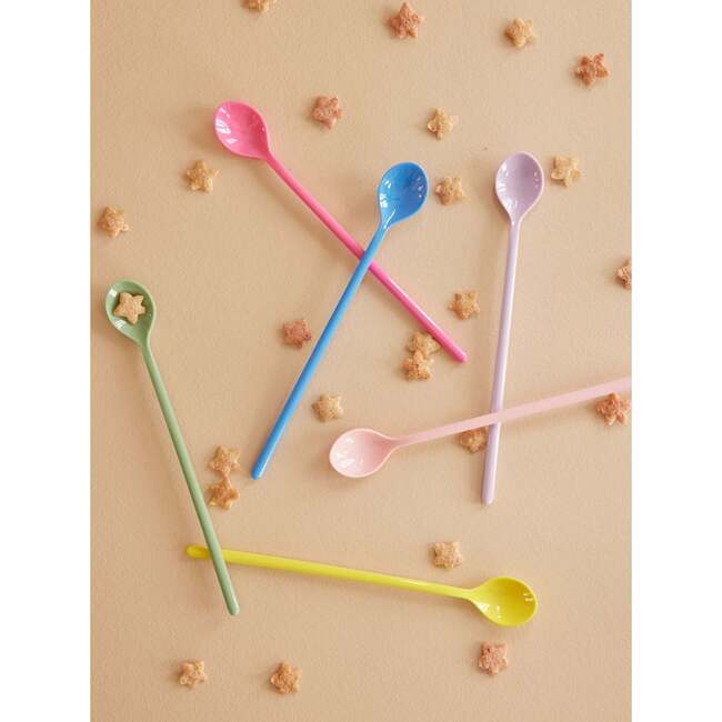 Melamine Latte Spoon, Flower Me Happy (Set Of 6) - Tableware - 2