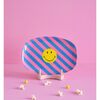 Medium Printed Melamine Rectangular Plate, Smiley - Tableware - 2