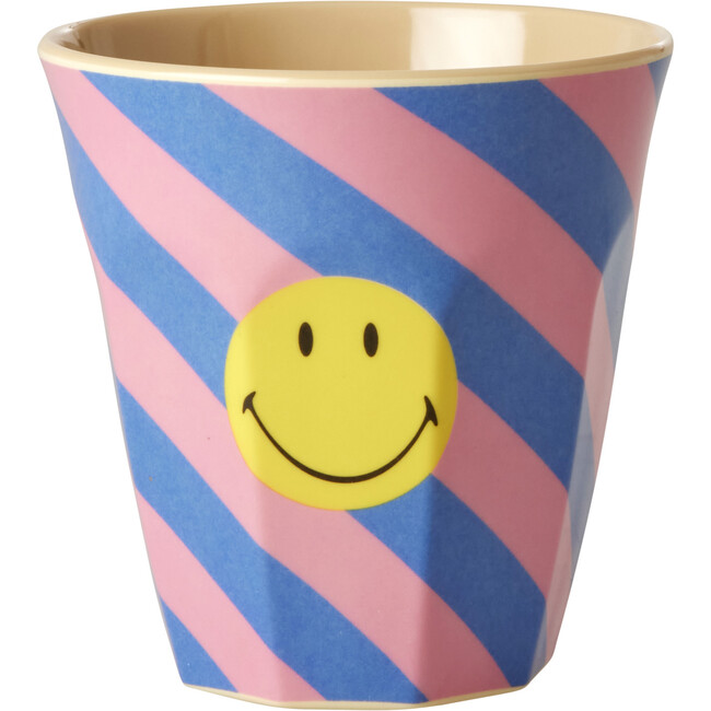 Medium Printed Melamine Cup, Smiley