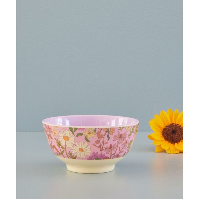 Medium Printed Melamine Bowl, Daisy Dearest - Tableware - 2