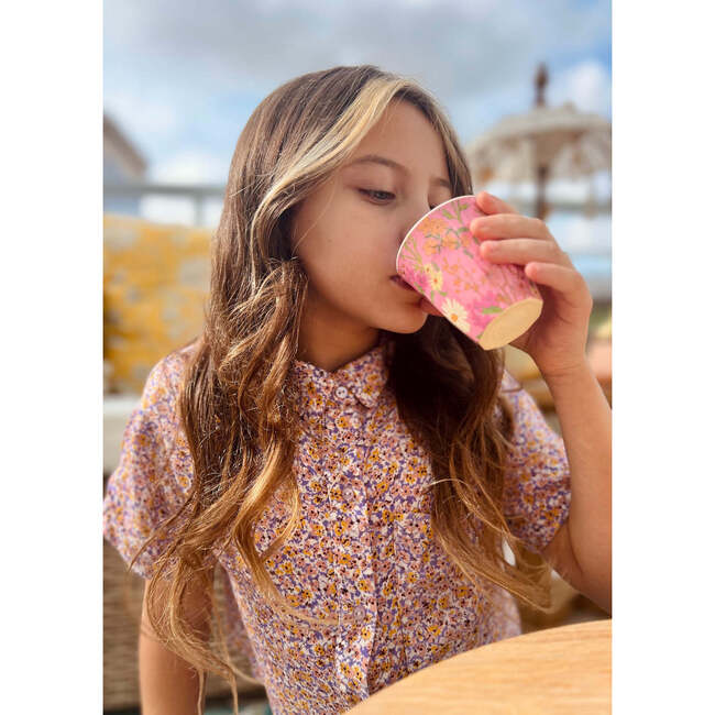 Medium Printed Melamine Cup, Daisy Dearest - Tableware - 5