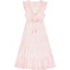 Women's Giselle Star V-Neck Ruffle Sleeve Maxi Dress, Pink - Dresses - 1 - thumbnail