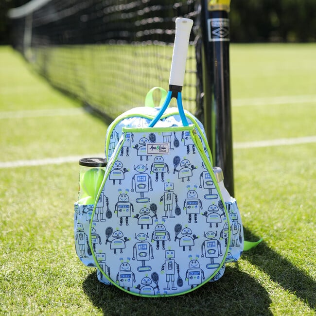 Little Love Tennis Backpack, Robot Tennis - Backpacks - 2