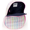 Little Love Tennis Backpack, Rainbow Gingham - Backpacks - 3